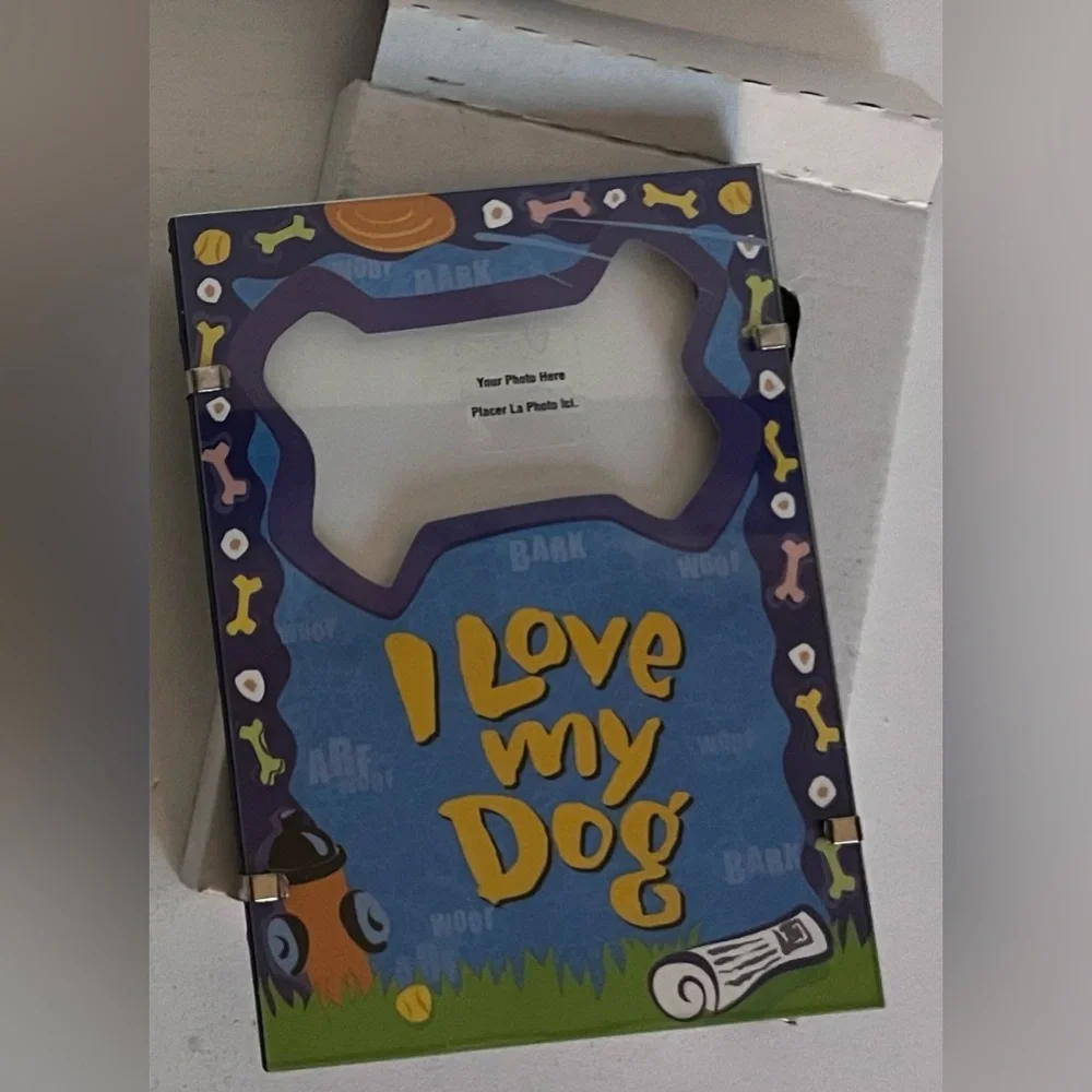 I LOVE MY DOG Colorful Photo Frame 5x7